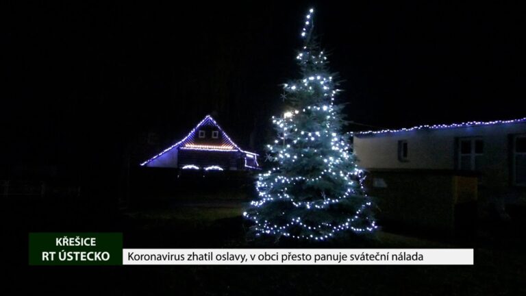 KŘEŠICE: Koronavirus zhatil oslavy, v obci přesto panuje sváteční nálada 