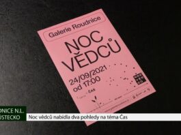 ROUDNICE N. L.: Noc vědců nabídla dva pohledy na téma Čas
