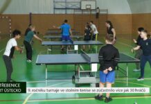 TŘEBENICE: 9. ročníku turnaje ve stolním tenise se zúčastnilo více jak 30 hráčů