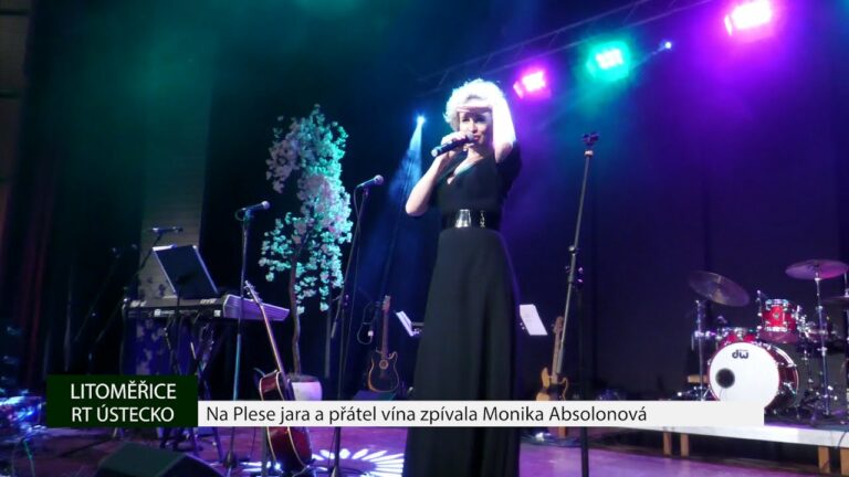 LITOMĚŘICE: Na Plese jara a přátel vína zpívala Monika Absolonová