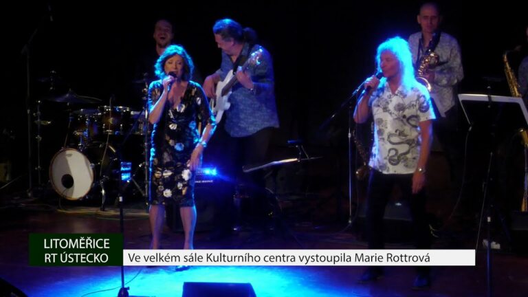 LITOMĚŘICE: Ve velkém sále Kulturního centra vystoupila Marie Rottrová