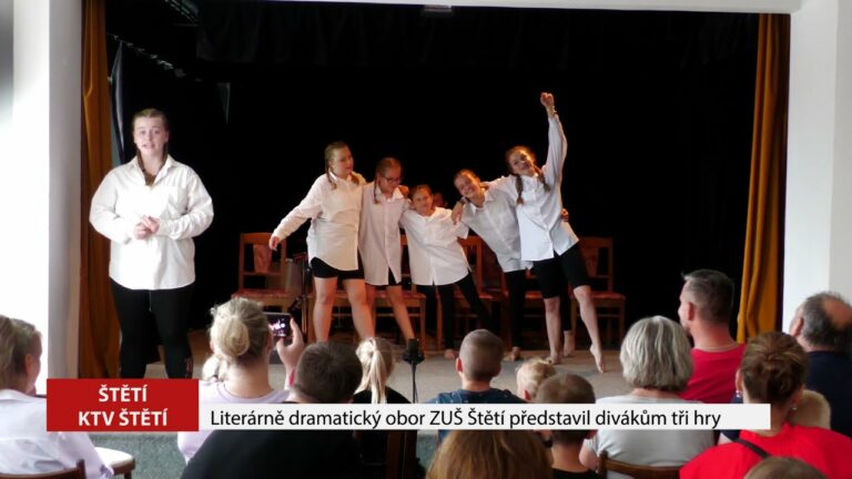 ŠTĚTÍ: Literárně dramatický obor ZUŠ Štětí představil divákům tři hry