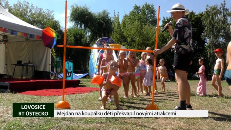 LOVOSICE: Mejdan na koupálku děti překvapil novými atrakcemi