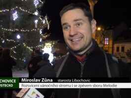 LIBOCHOVICE: Rozsvícení vánočního stromu i se zpěvem sboru Melodie