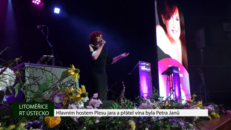 LITOMĚŘICE: Hlavním hostem Plesu jara a přátel vína byla Petra Janů