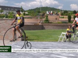 V. ŽERNOSEKY: Charitativní projekt Na kole dětem podpořilo i město Litoměřice