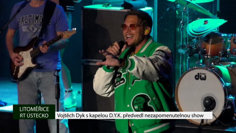 LITOMĚŘICE: Vojtěch Dyk s kapelou D.Y.K. předvedl nezapomenutelnou show