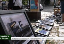 LITOMĚŘICE: Fotky na dlažbě tentokrát cílily na fanoušky vlaků a železnice