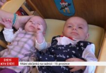 ŠTĚTÍ: Vítání občánků na radnici 19. 12. 2023 (reportáž + záznamy)