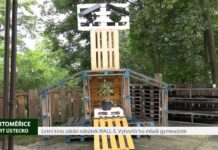 LITOMĚŘICE: Letní kino zdobí robůtek WALL-E. Vytvořili ho mladí gymnazisté