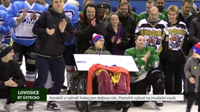 LOVOSICE: Amatéři si zahráli hokej pro dobrou věc. Pomohli vybrat na invalidní vozík LOVOSICE: Amatéři si zahráli hokej pro dobrou věc. Pomohli vybrat na invalidní vozík