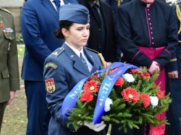 Gripeny přeletí nad hřbitovem v pátek 31. října v poledne