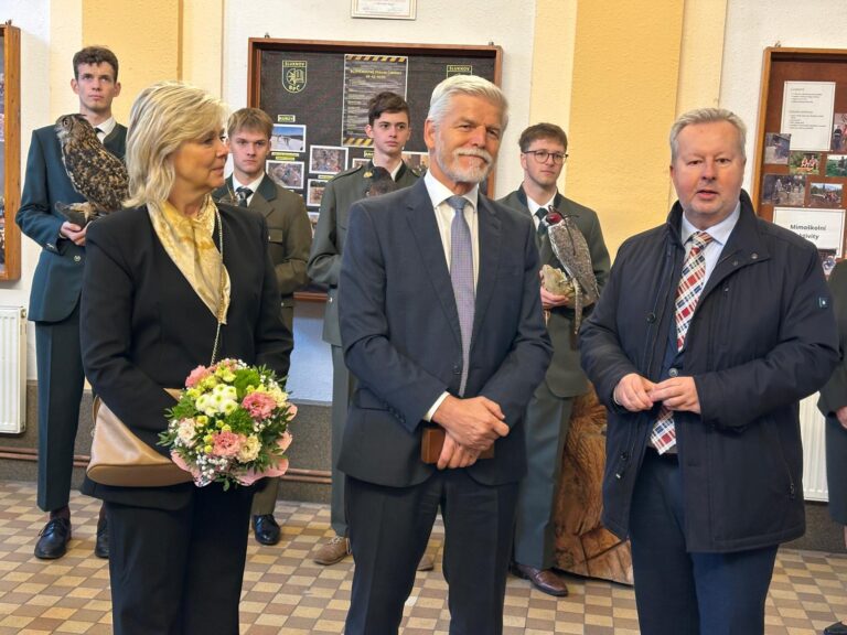 Prezident Petr Pavel a jeho manželka Eva zahájili dvoudenní návštěvu Ústeckého kraje