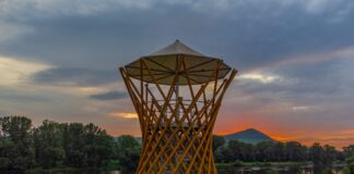 Rozhledna u Zámečku v Lovosicích má nového majitele a je uzavřena veřejnosti