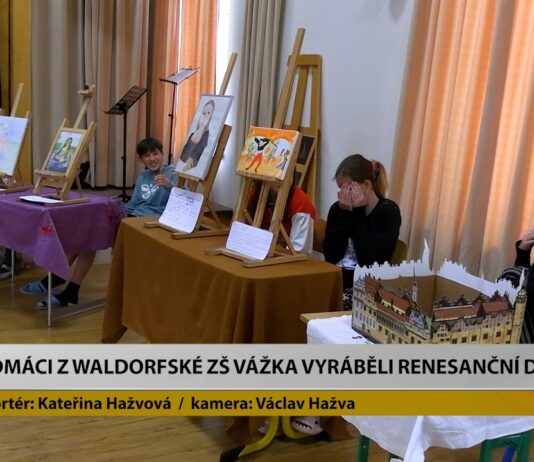 LITOMĚŘICE: Sedmáci z Waldorfské ZŠ Vážka vyráběli renesanční díla