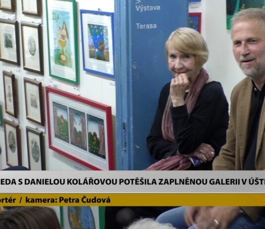 ÚŠTĚK: Beseda s Danielou Kolářovou potěšila zaplněnou galerii v Úštěku