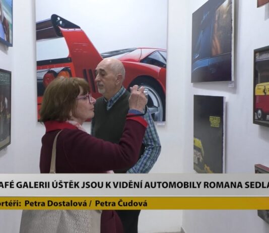 ÚŠTĚK: V Café galerii Úštěk jsou k vidění automobily Romana Sedláka
