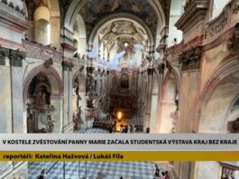 LITOMĚŘICE: V kostele Zvěstování Panny Marie začala studentská výstava Kraj bez kraje