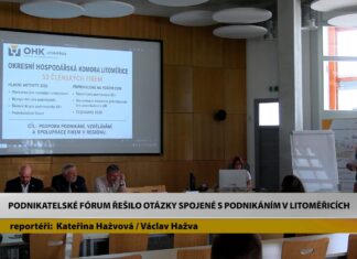 LITOMĚŘICE: Podnikatelské fórum řešilo otázky spojené s podnikáním ve městě