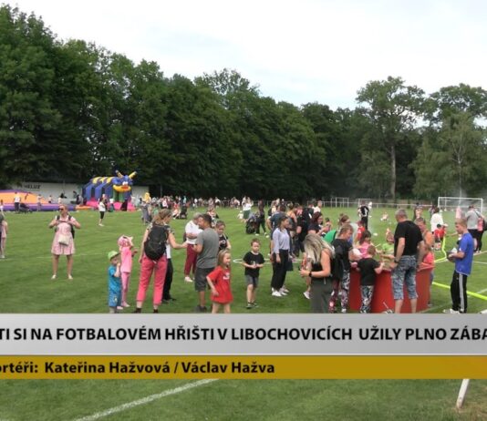 LIBOCHOVICE: Děti si na fotbalovém hřišti užily plno zábavy