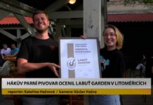 Hákův parní pivovar ocenil Labuť Garden v Litoměřicích