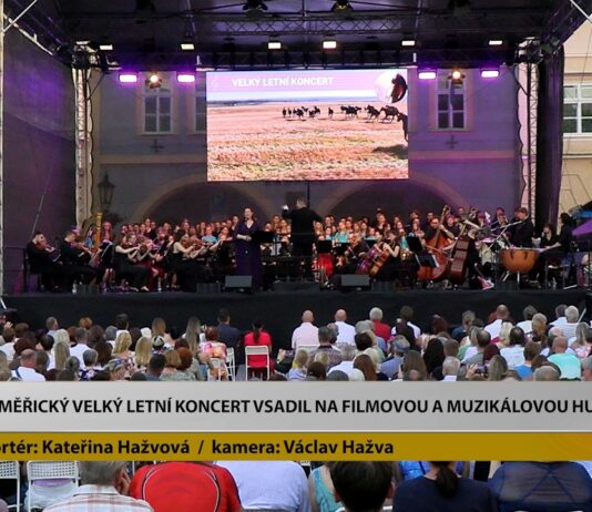 LITOMĚŘICE: Velký letní koncert letos vsadil na filmovou a muzikálovou hudbu
