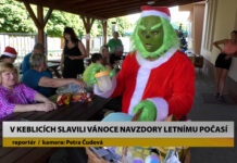 KEBLICE: V Keblicích slavili Vánoce navzdory letnímu počasí
