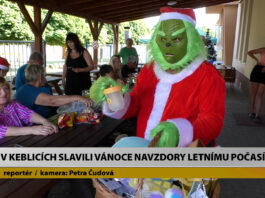 KEBLICE: V Keblicích slavili Vánoce navzdory letnímu počasí