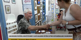 ÚŠTĚK: Jan Rosák potěšil návštěvníky Café galerie Úštěk svými vzpomínkami i humorem