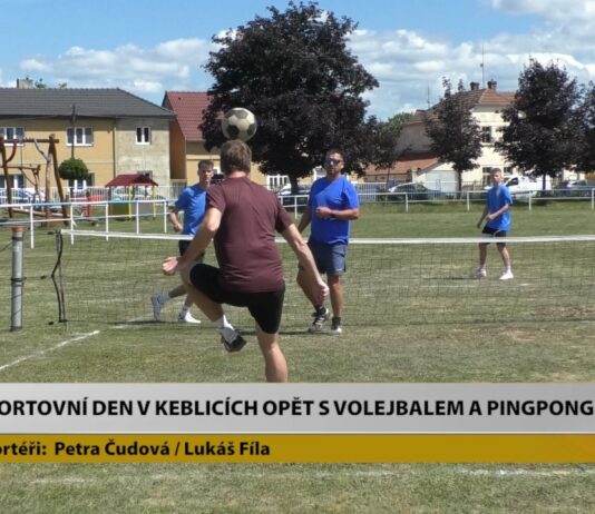 KEBLICE: 10. ročník Sportovního dne opět s volejbalem a pingpongem