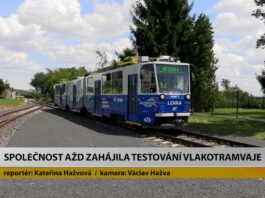DĚTENICE: Společnost AŽD zahájila testování vlakotramvaje