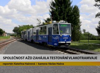 DĚTENICE: Společnost AŽD zahájila testování vlakotramvaje