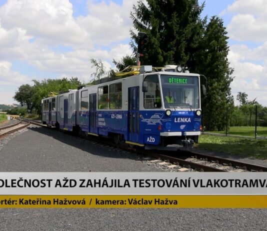 DĚTENICE: Společnost AŽD zahájila testování vlakotramvaje