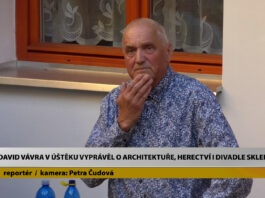ÚŠTĚK: David Vávra v Úštěku vyprávěl o architektuře, herectví i Divadle Sklep