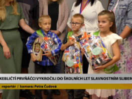 KEBLICE: Kebličtí prvňáčci vykročili do školních let slavnostním slibem